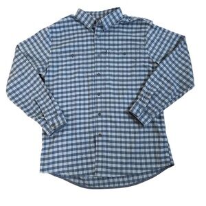 Men's Orvis button down plaid shirt. Active Fit, Size Large